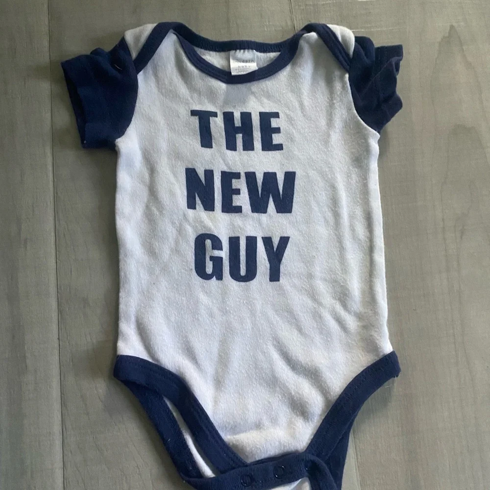 Navy and White Kids One Piece boys 3-6 months